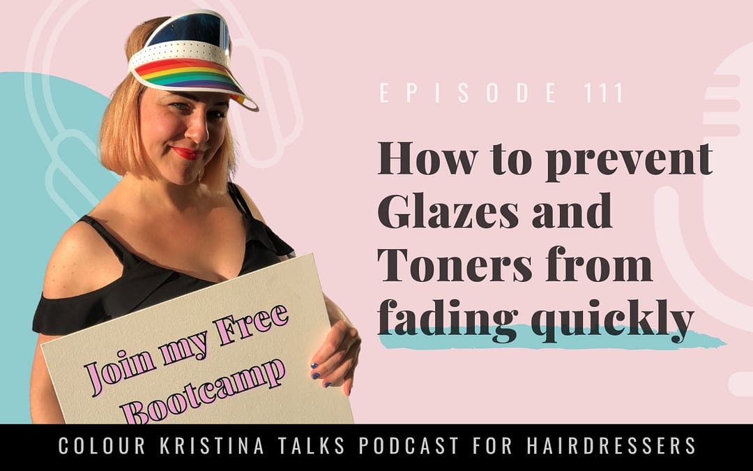 How to prevent Glazes and Toners fading quickly