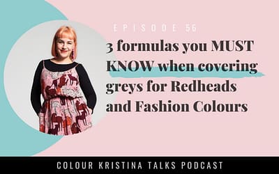 3 formulas you MUST KNOW when covering greys for Redheads and Fashion Colours