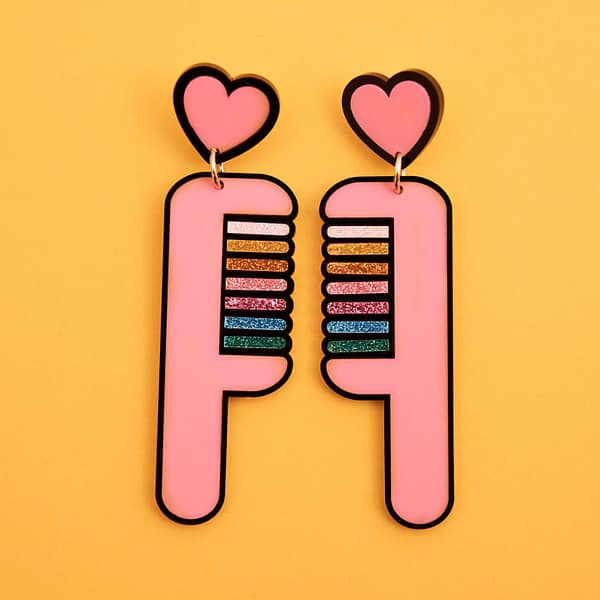 Rainbow Comb - Earrings - Image 4
