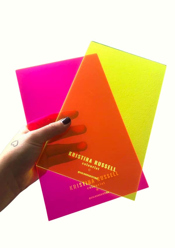 Wide Neon Foil + Balayage Board
