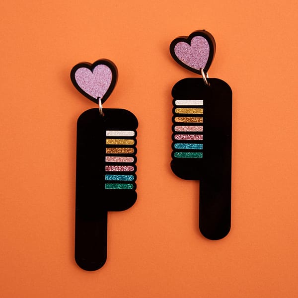 Rainbow Comb - Earrings - Image 9