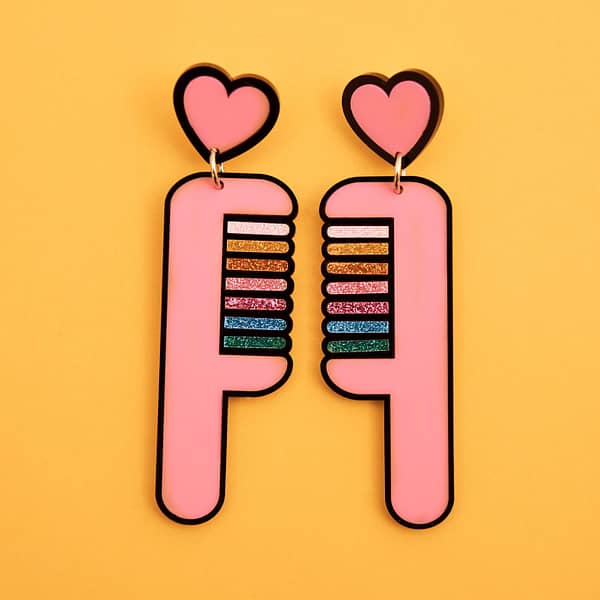 Rainbow Comb - Earrings - Image 4