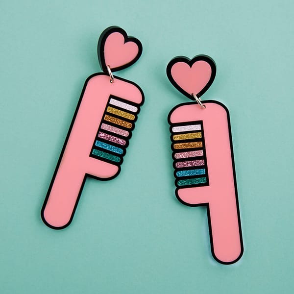 Rainbow Comb - Earrings - Image 5